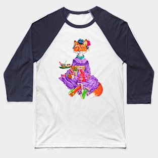 Foxy Geisha Baseball T-Shirt